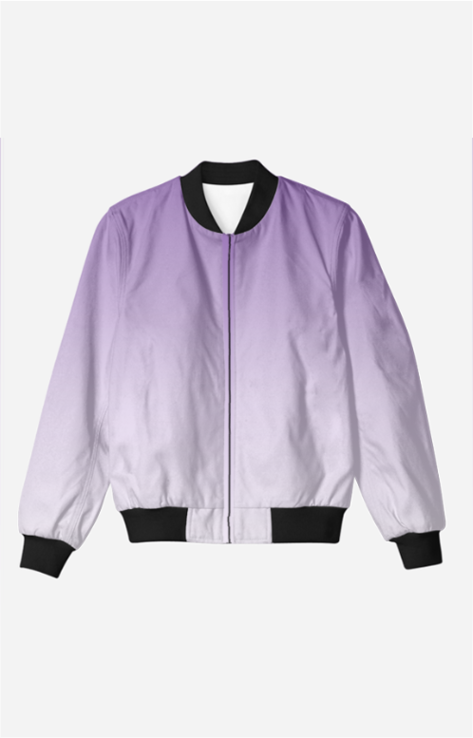 Unisex Shaded Signature Bomber Jacket