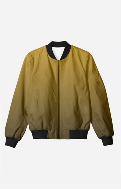 Yellow-Black Shaded Signature Bomber Jacket