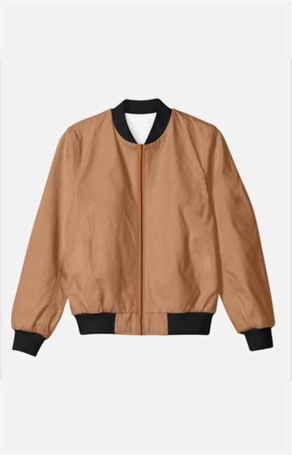 Unisex Solid Bomber Jacket