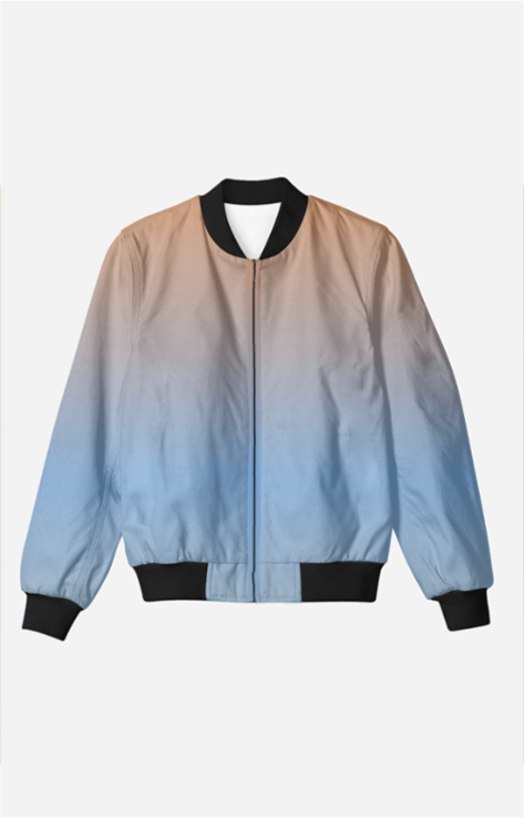 Unisex Shaded Signature Bomber Jacket