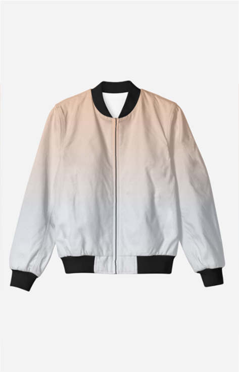Unisex Shaded Signature Bomber Jacket