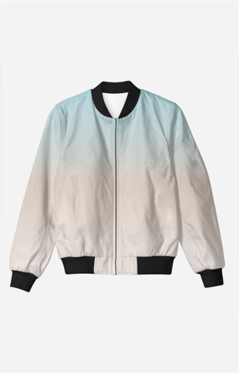 Unisex Shaded Signature Bomber Jacket
