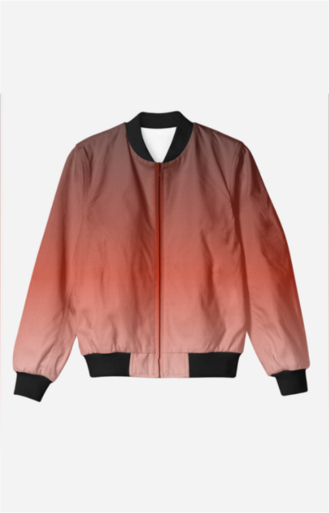 Unisex Shaded Signature Bomber Jacket