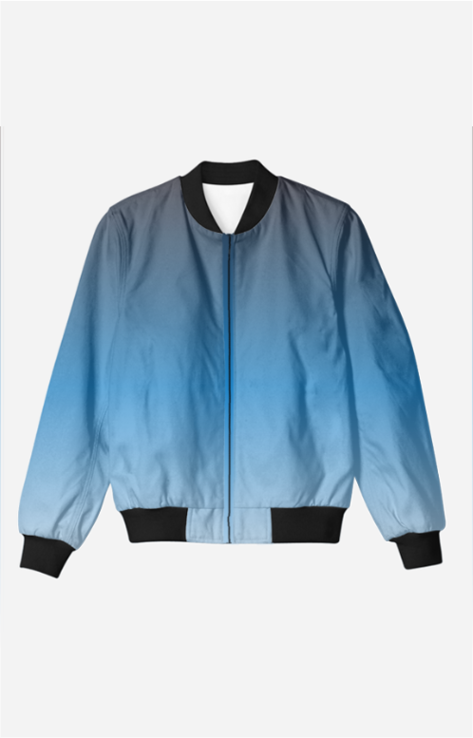 Unisex Shaded Signature Bomber Jacket