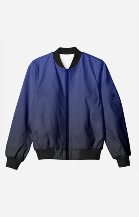 Unisex Shaded Signature Bomber Jacket