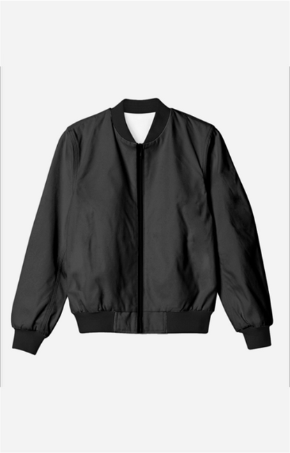 Unisex Solid Bomber Jacket
