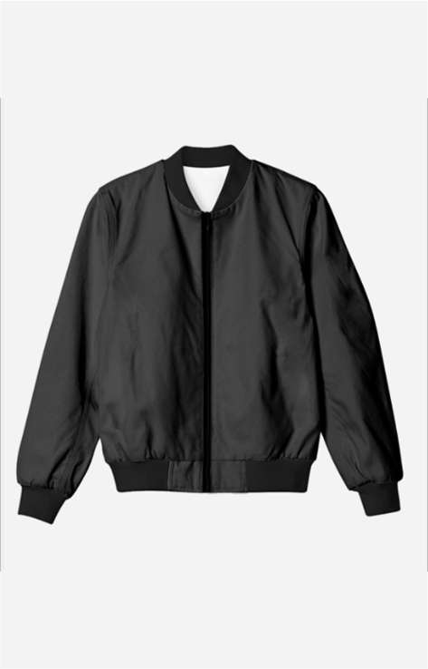 Unisex Solid Bomber Jacket