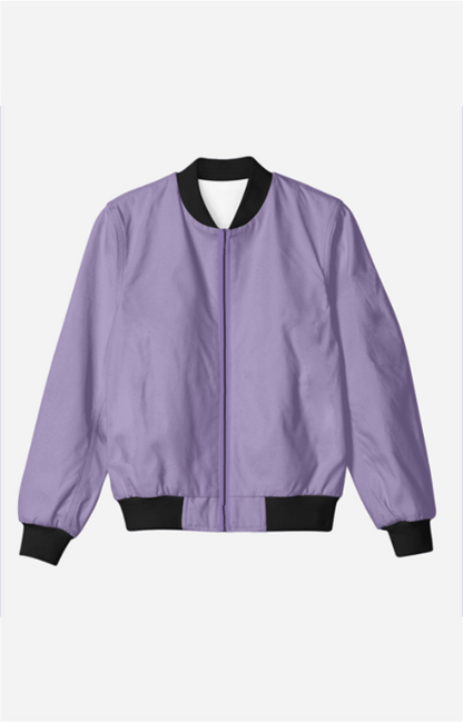Unisex Solid Bomber Jacket