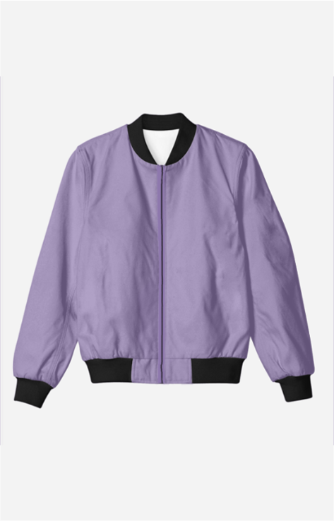 Unisex Solid Bomber Jacket