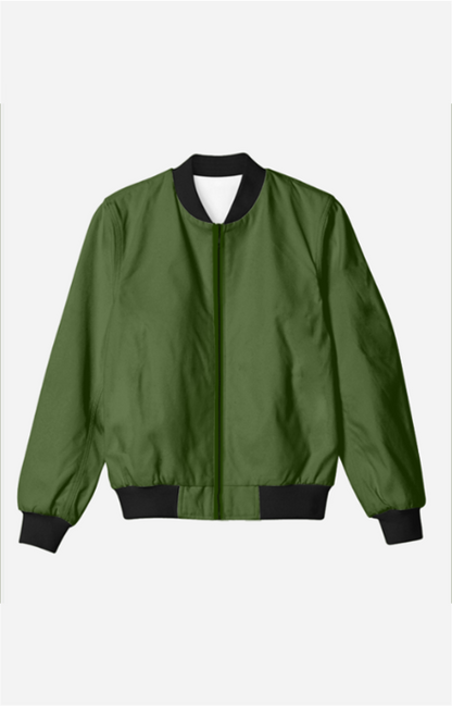 Unisex Solid Bomber Jacket
