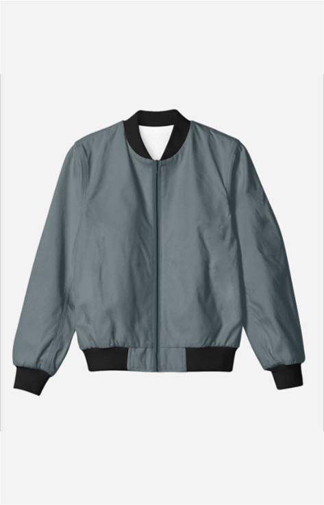 Unisex Solid Bomber Jacket
