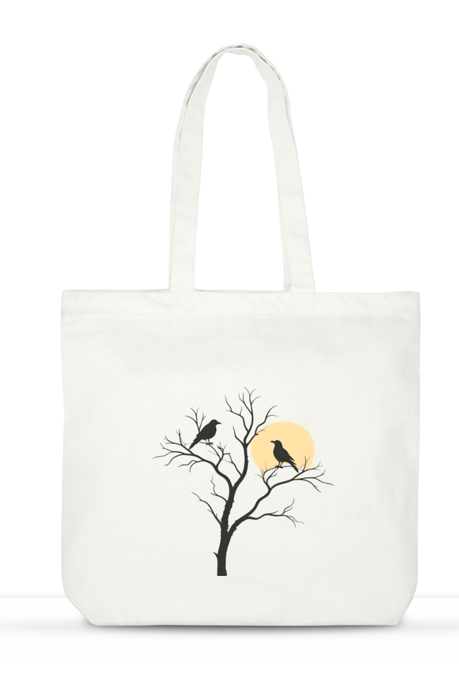 Conversing Birds Signature Tote Bag