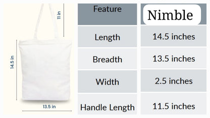 Unisex AOP Totebag Zipper